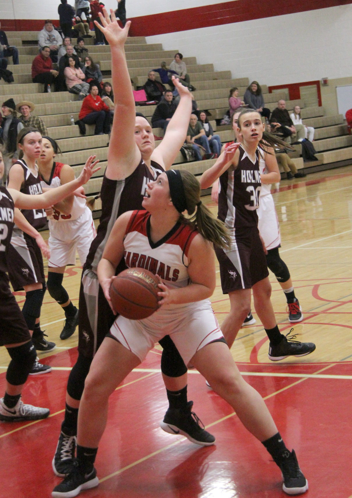 Holmen at Chi-Hi girls basketball 1-2-18